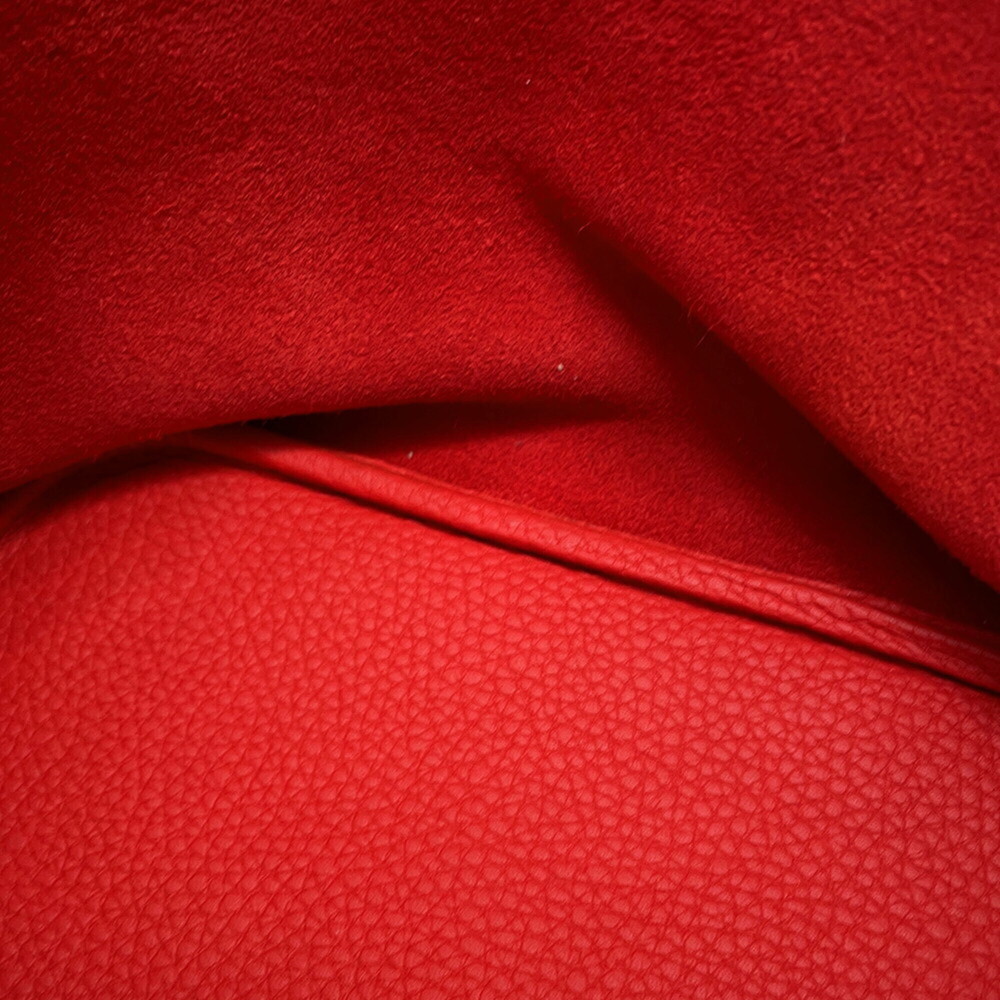 Hermes Picotin Lock GM Eclat Rouge Tomato Rose Eglantine Taurillon Clemence S... - Picture 8 of 14